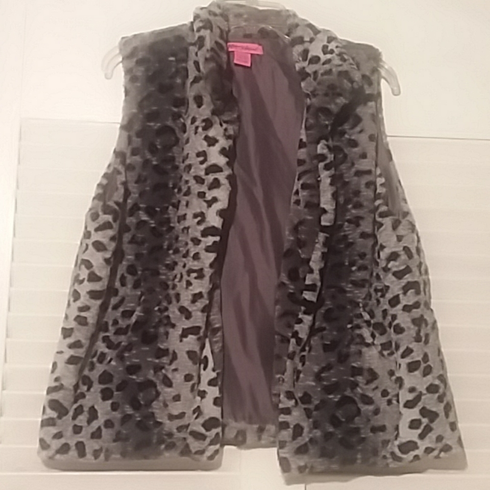 Betsey Johnson Faux Fur Vest